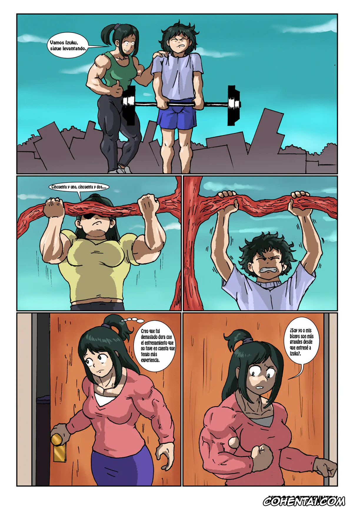 My Hero Academia | Boku No Hero Academia porno, Inko Midoriya porno, Strong mom (Boku no Hero Academia), pagina 8