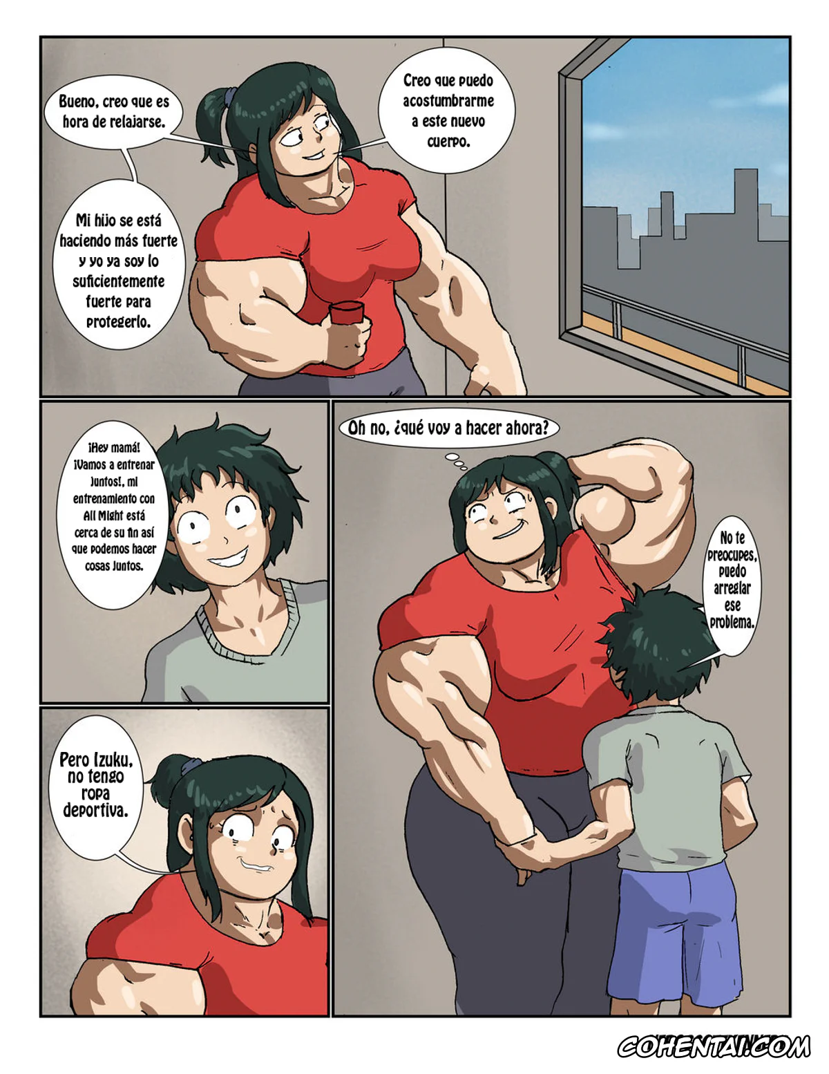 My Hero Academia | Boku No Hero Academia hentai, Inko Midoriya hentai, Strong mom (Boku no Hero Academia), pagina 15