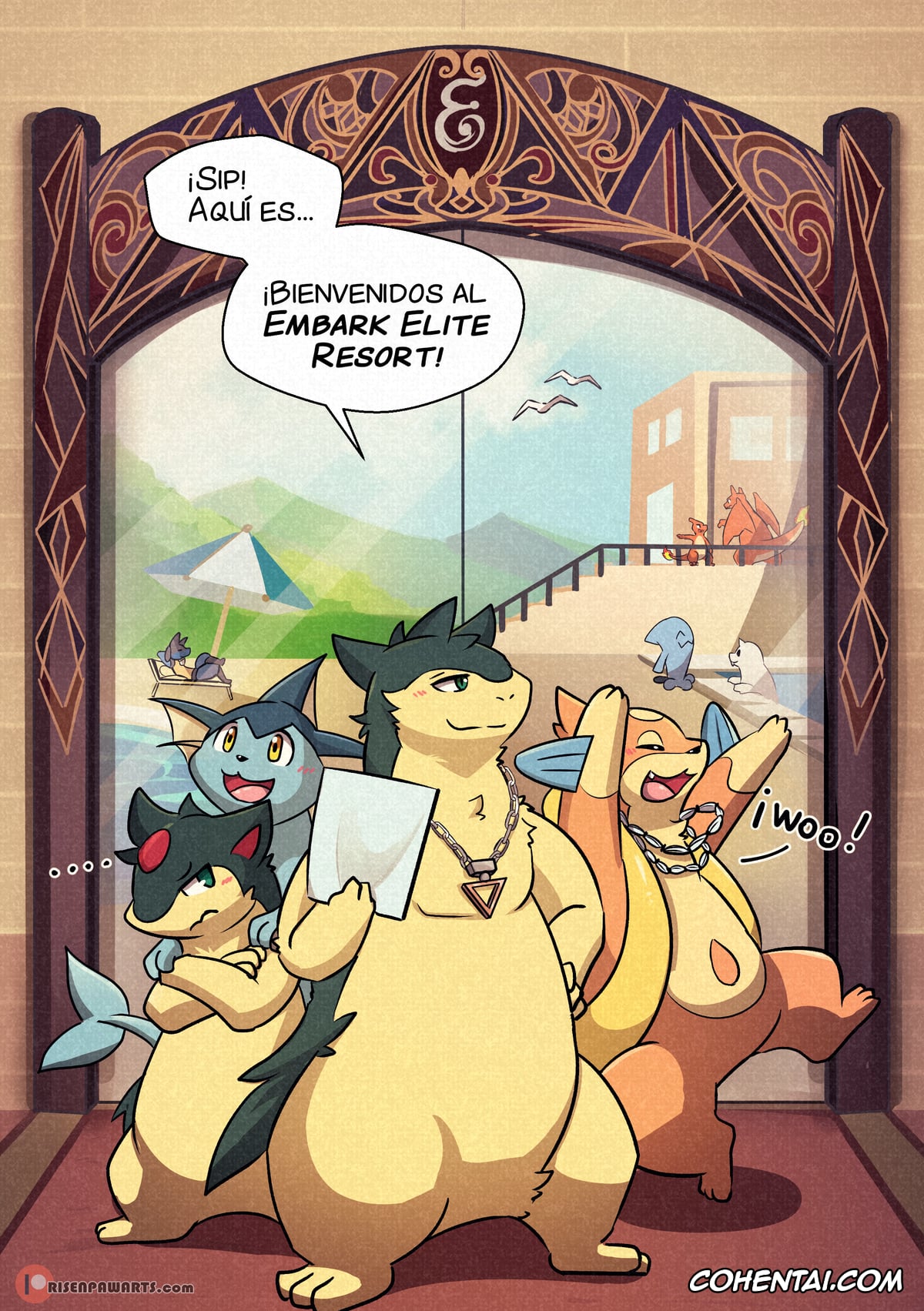 Pokemon | Pocket Monsters xxx, Quilava xxx, Typhlosion xxx, Shadow of the Flame (Pokémon), pagina 4