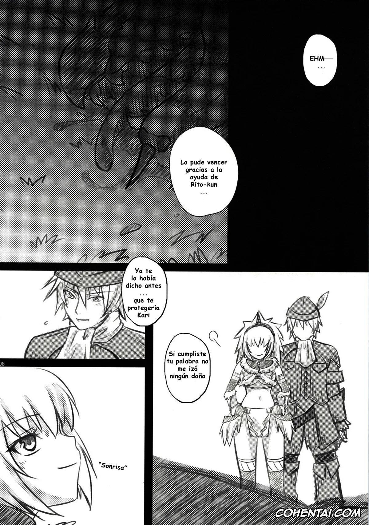 Monster Hunter porno, Kirin porno, Kariudo Hakusho (Monster Hunter), pagina 8