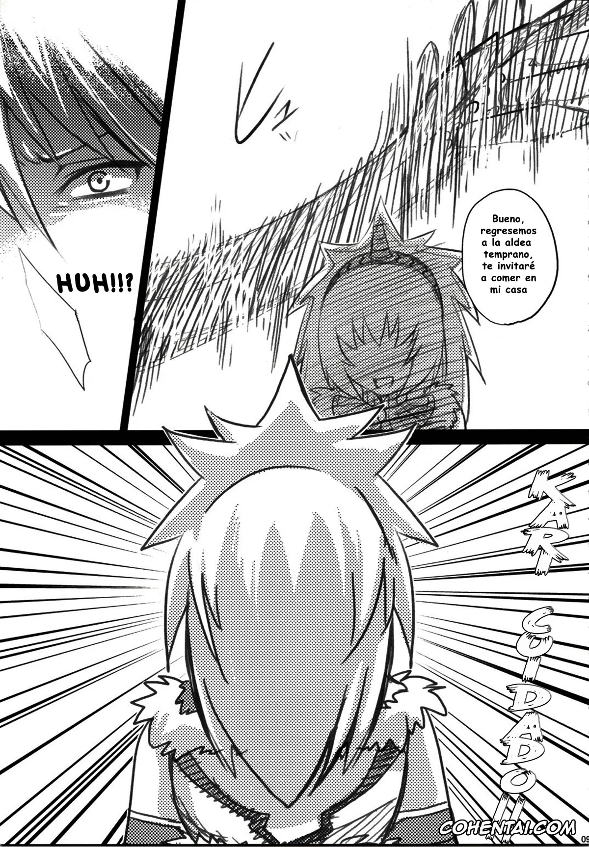 Monster Hunter hentai, Kirin hentai, Kariudo Hakusho (Monster Hunter), pagina 9