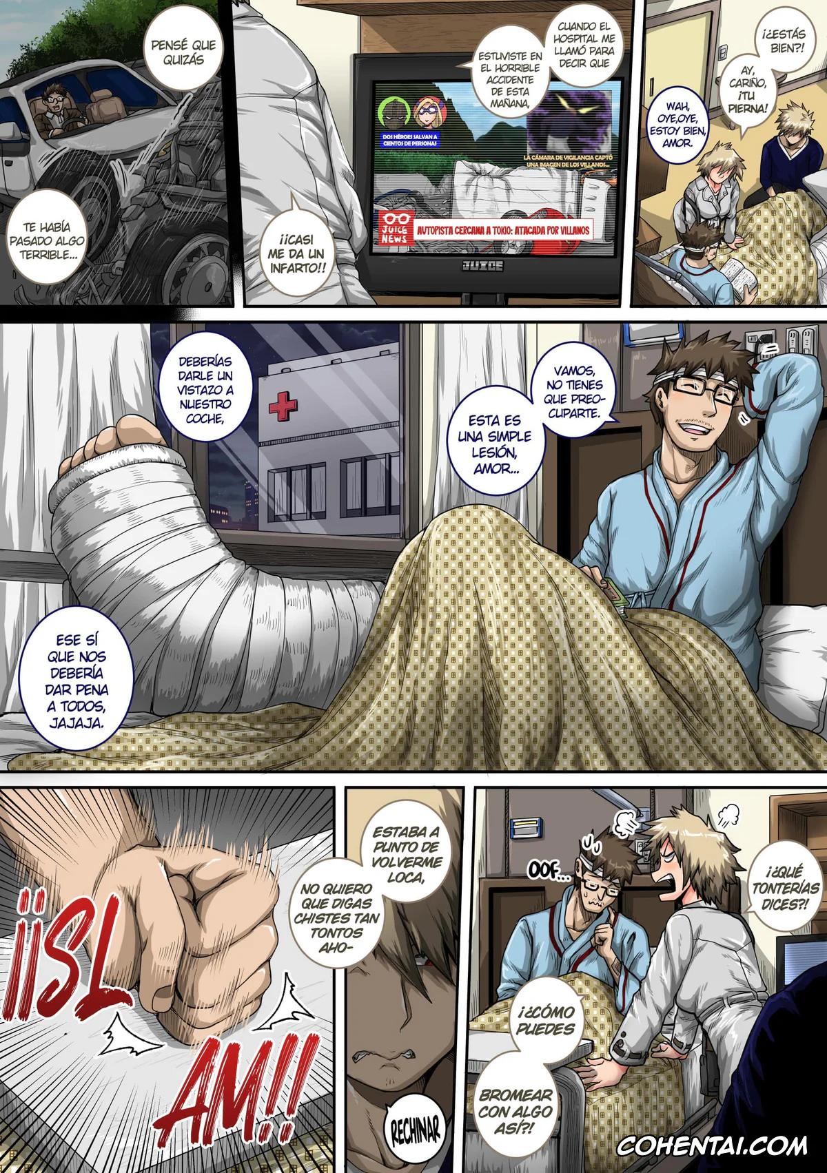 My Hero Academia | Boku No Hero Academia xxx, Izuku Midoriya xxx, Mitsuki Bakugou xxx, Boku no Harem Academia Bakugou Mama to no Natsuyasumi «Chuunen» (Boku no Hero Academia), pagina 4