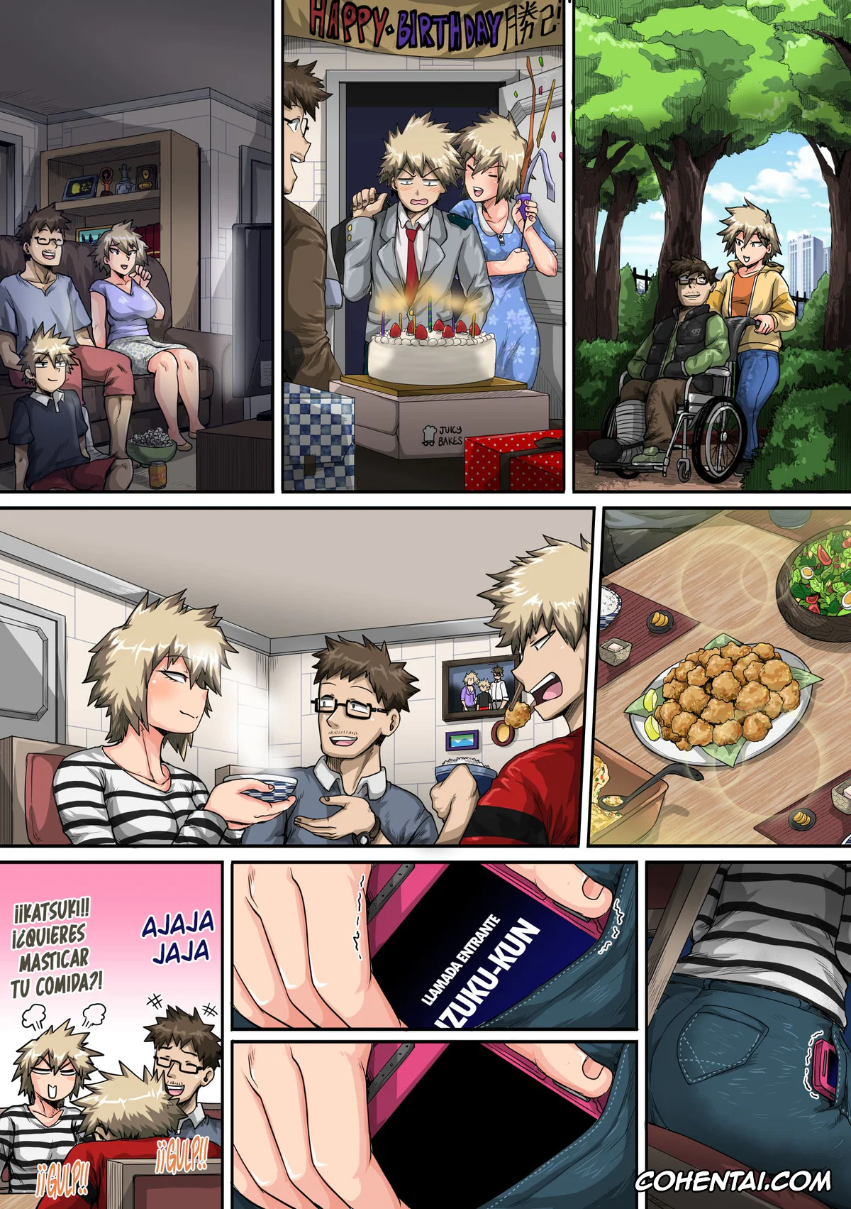 My Hero Academia | Boku No Hero Academia xxx, Izuku Midoriya xxx, Mitsuki Bakugou xxx, Boku no Harem Academia Bakugou Mama to no Natsuyasumi «Chuunen» (Boku no Hero Academia), pagina 13