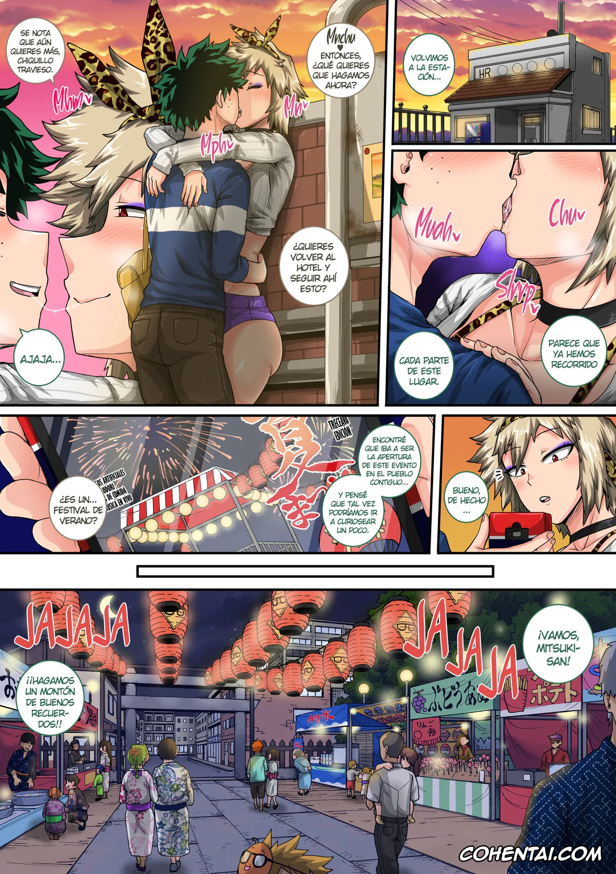 My Hero Academia | Boku No Hero Academia xxx, Izuku Midoriya xxx, Mitsuki Bakugou xxx, Boku no Harem Academia Bakugou Mama to no Natsuyasumi «Chuunen» (Boku no Hero Academia), pagina 49