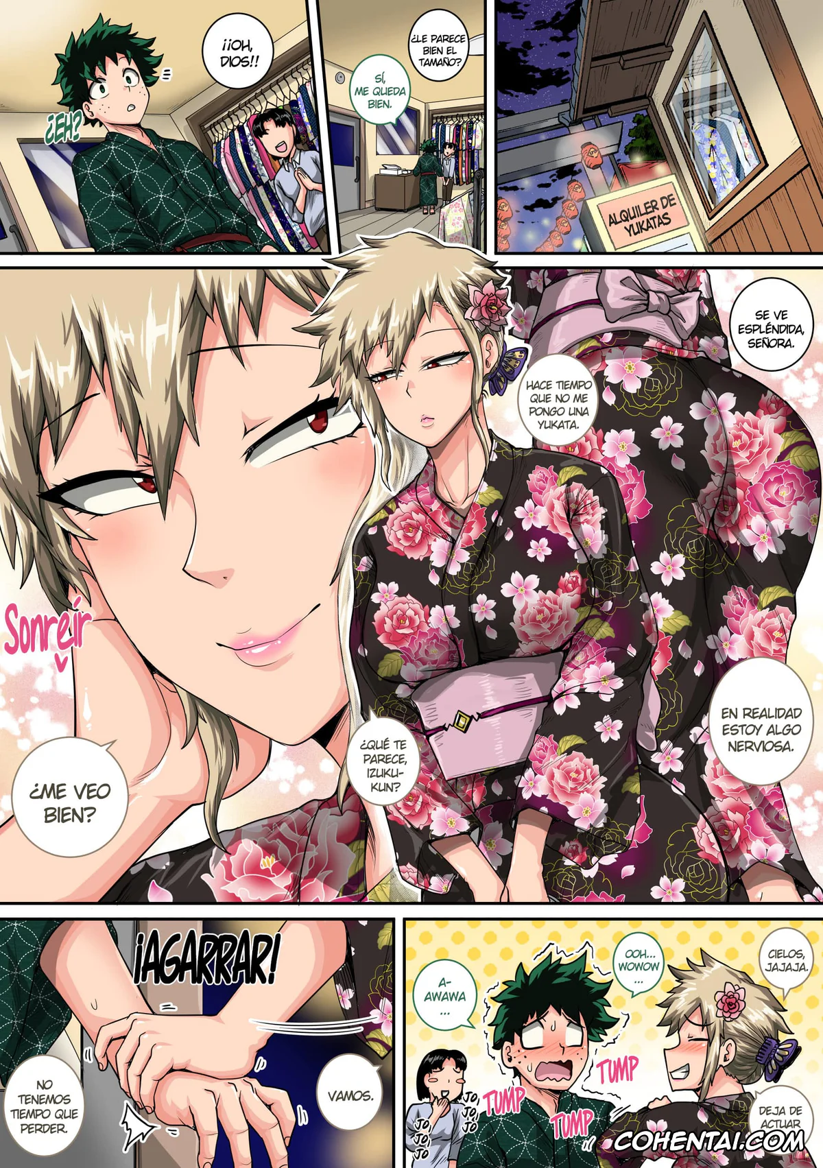 My Hero Academia | Boku No Hero Academia porno, Izuku Midoriya porno, Mitsuki Bakugou porno, Boku no Harem Academia Bakugou Mama to no Natsuyasumi «Chuunen» (Boku no Hero Academia), pagina 50