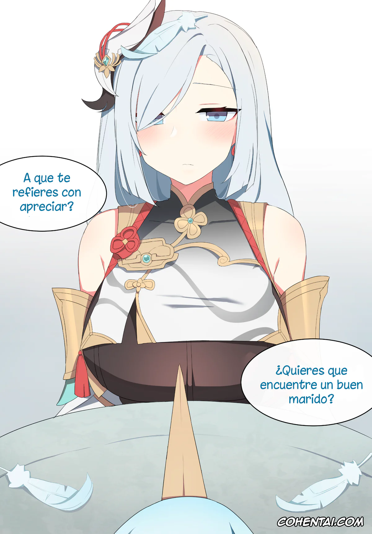 Genshin Impact hentai, Shenhe hentai, Shenhe (Genshin Impact), pagina 6