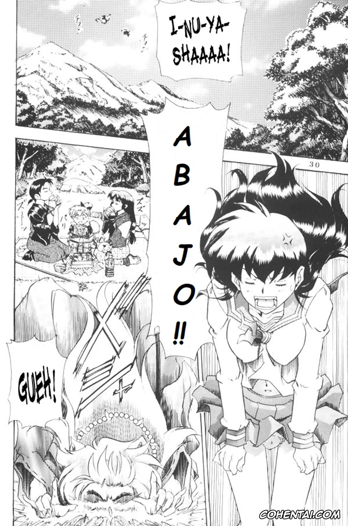 Inuyasha xxx, Kagome Higurashi xxx, Kouga xxx, Naraku no Soko (Inuyasha), pagina 4