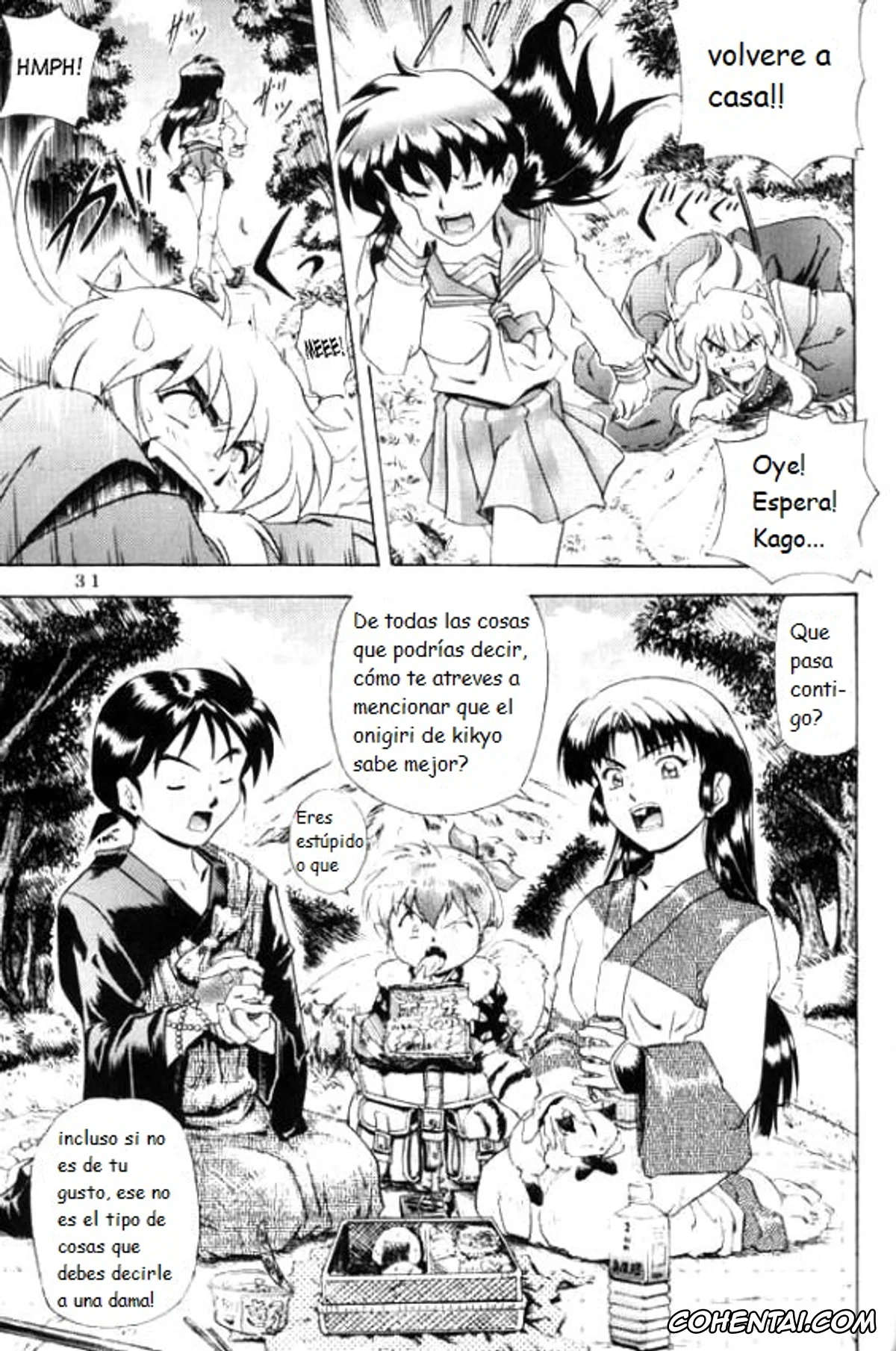 Inuyasha porno, Kagome Higurashi porno, Kouga porno, Naraku no Soko (Inuyasha), pagina 5