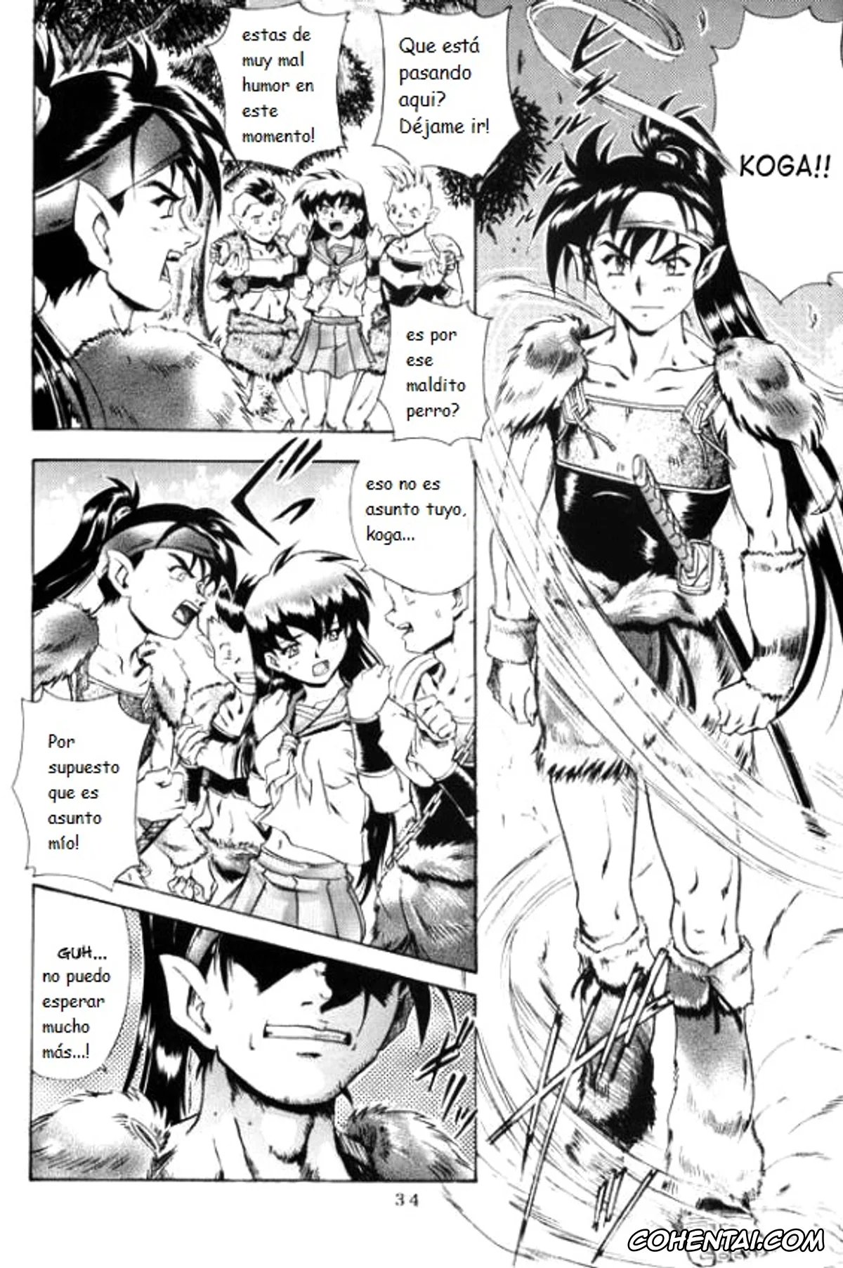 Inuyasha porno, Kagome Higurashi porno, Kouga porno, Naraku no Soko (Inuyasha), pagina 8