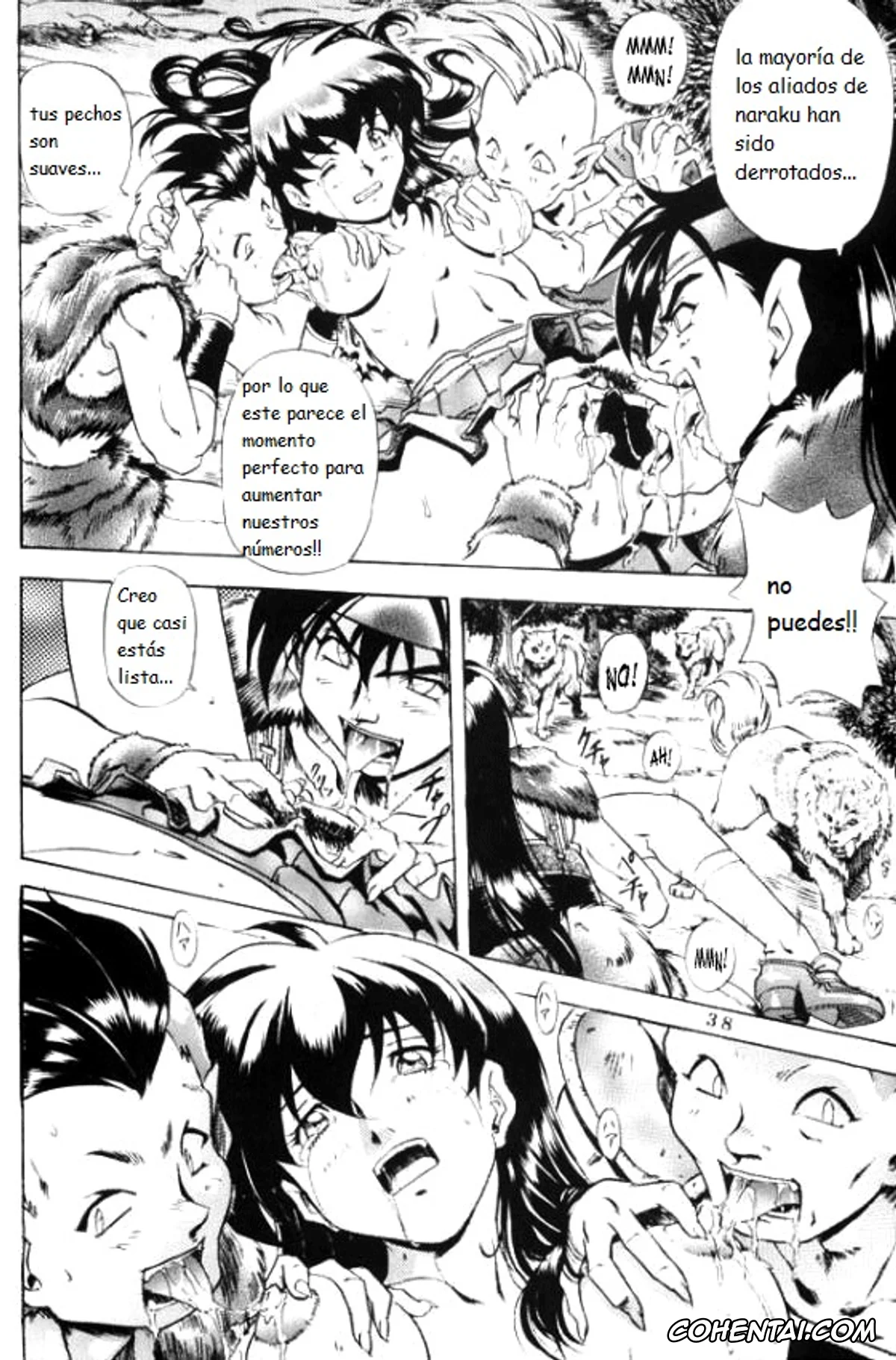 Inuyasha hentai, Kagome Higurashi hentai, Kouga hentai, Naraku no Soko (Inuyasha), pagina 12
