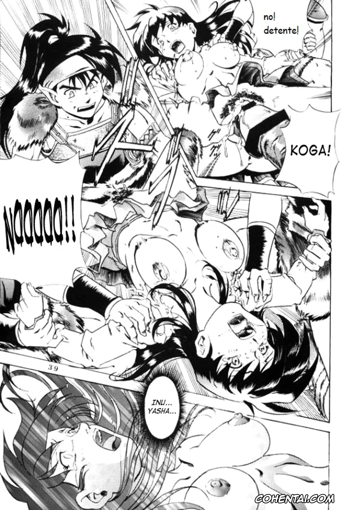Inuyasha xxx, Kagome Higurashi xxx, Kouga xxx, Naraku no Soko (Inuyasha), pagina 13
