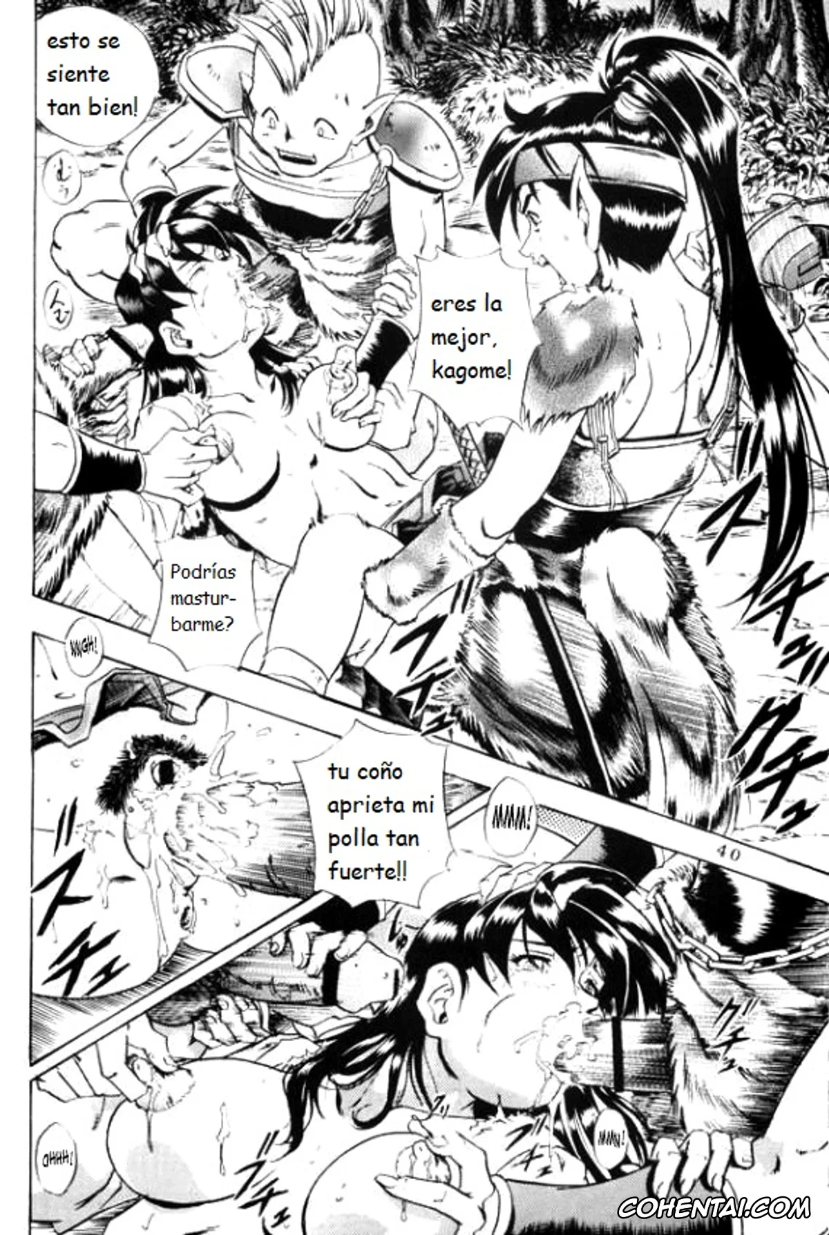 Inuyasha porno, Kagome Higurashi porno, Kouga porno, Naraku no Soko (Inuyasha), pagina 14