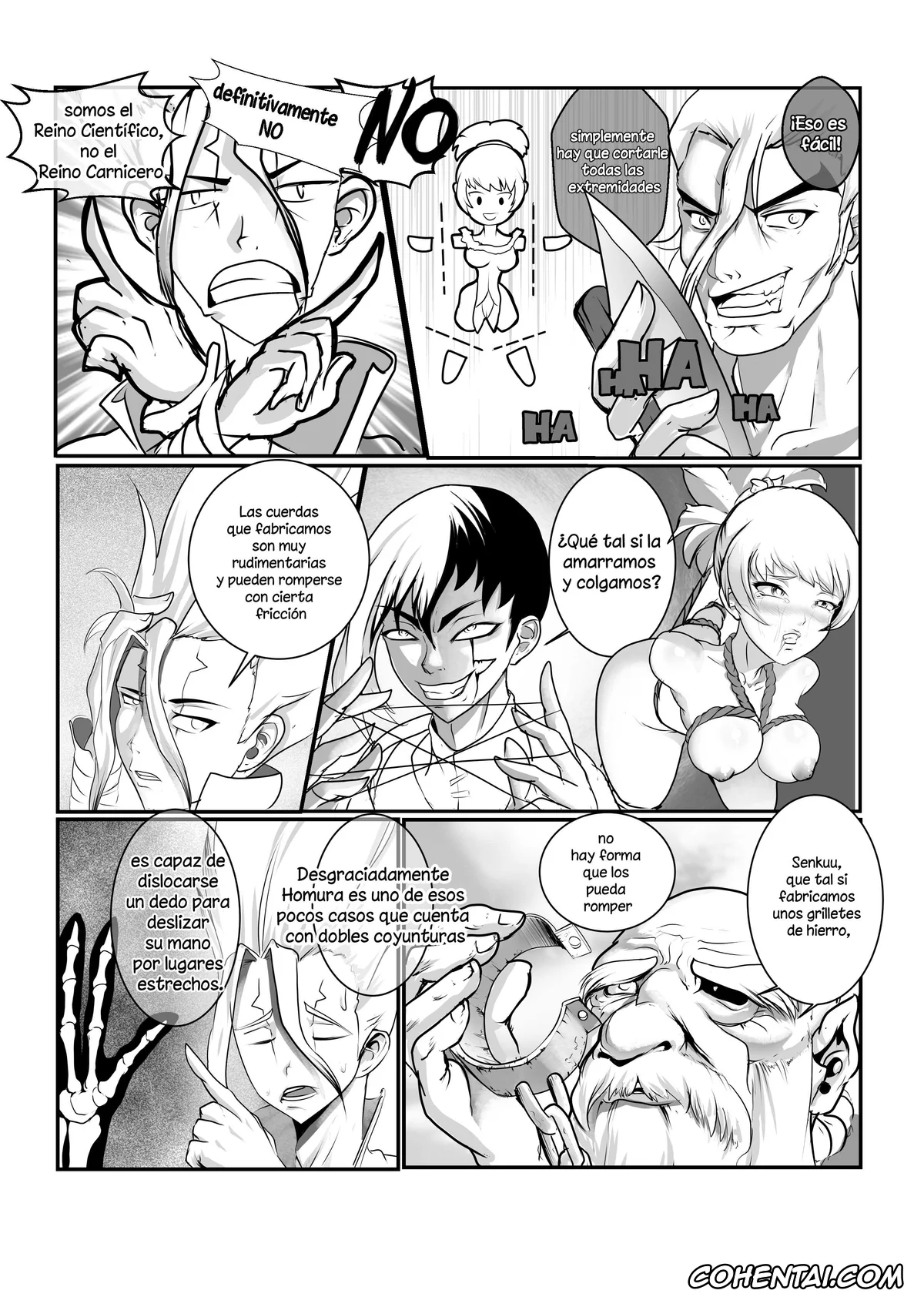 Dr. STONE xxx, Homura Momiji xxx, Kohaku xxx, Training Homura (Dr. STONE), pagina 4