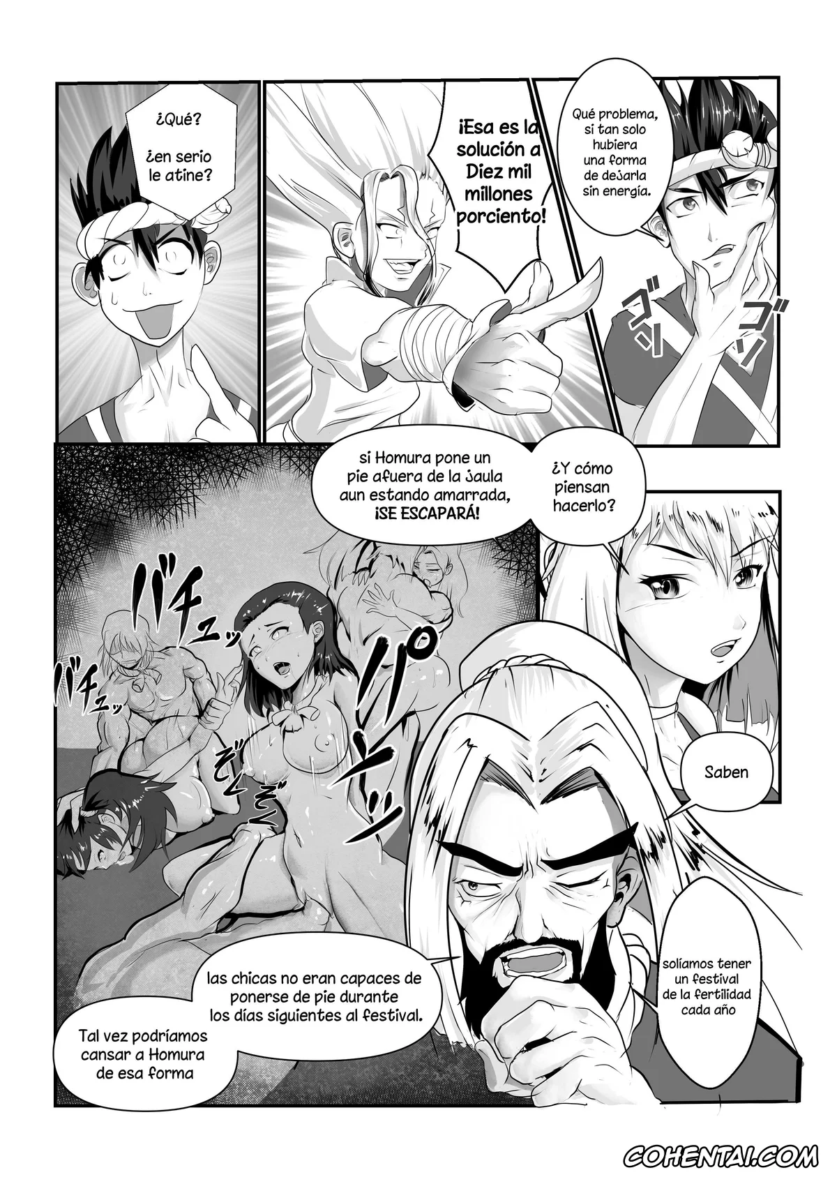 Dr. STONE porno, Homura Momiji porno, Kohaku porno, Training Homura (Dr. STONE), pagina 5