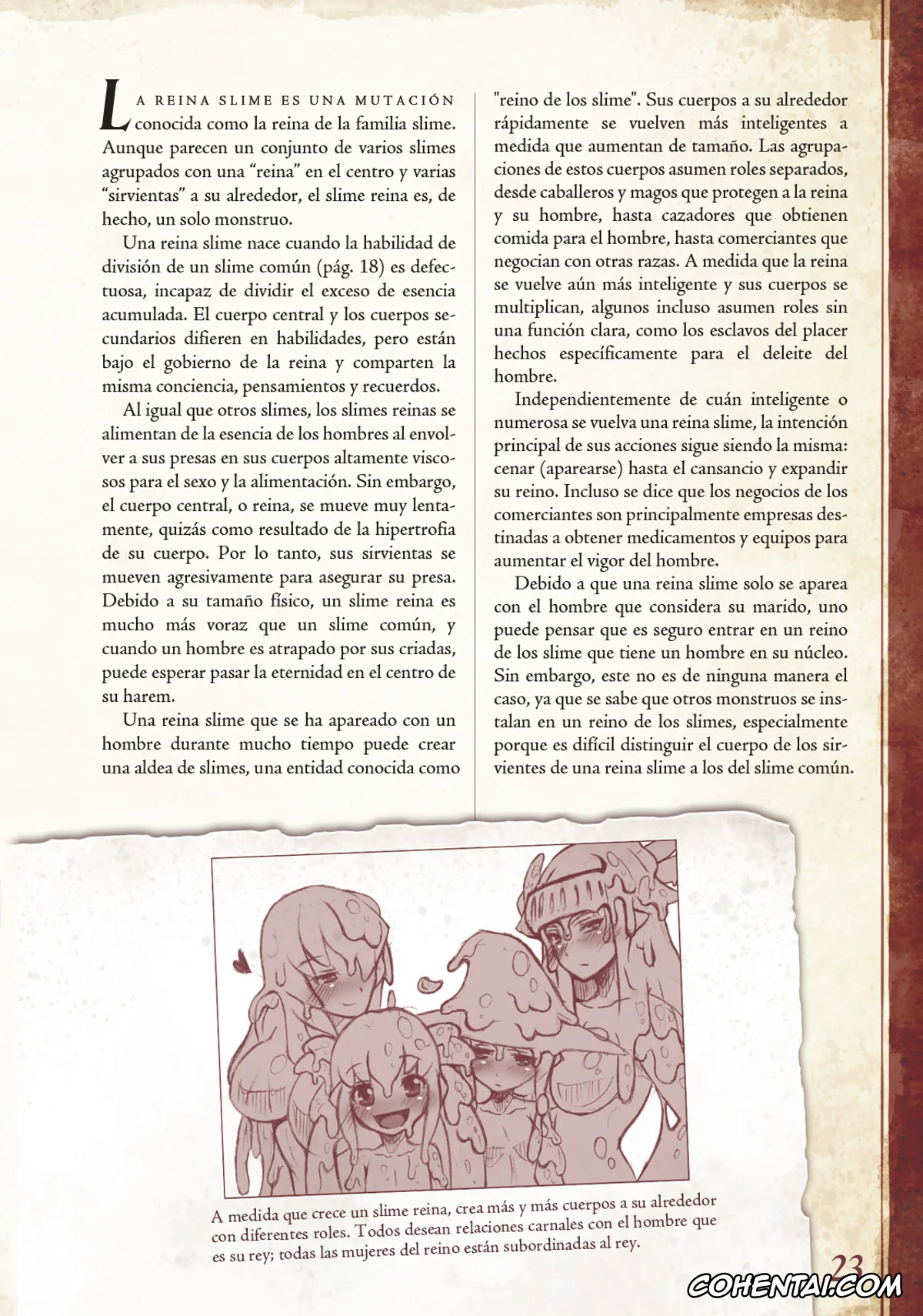 Mamono Musume Zukan | Monster Girl Encyclopedia hentai, Monster Girl Encyclopedia Vol. 1 | Enciclopedia de Chicas Monstruo, pagina 24