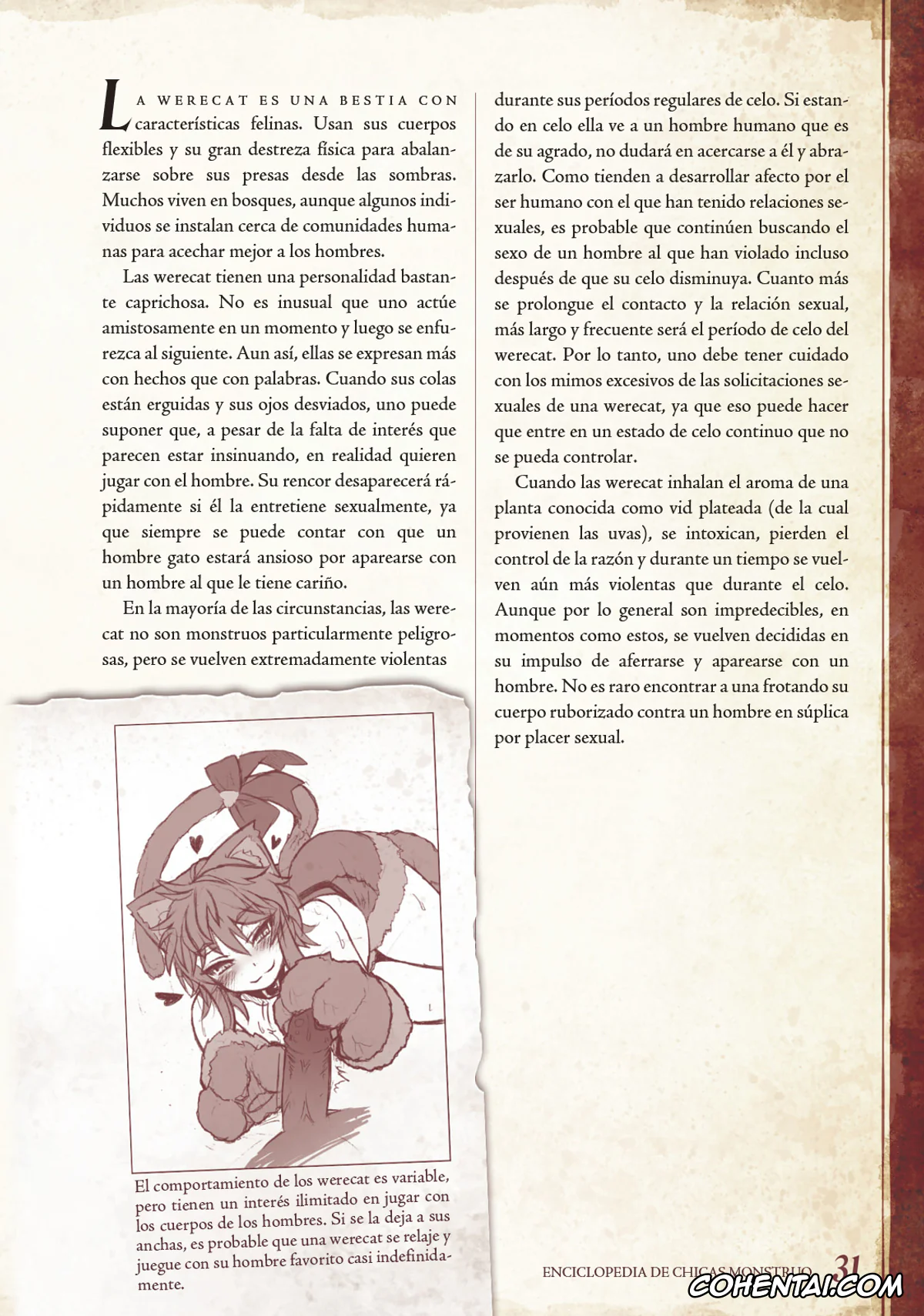 Mamono Musume Zukan | Monster Girl Encyclopedia porno, Monster Girl Encyclopedia Vol. 1 | Enciclopedia de Chicas Monstruo, pagina 32