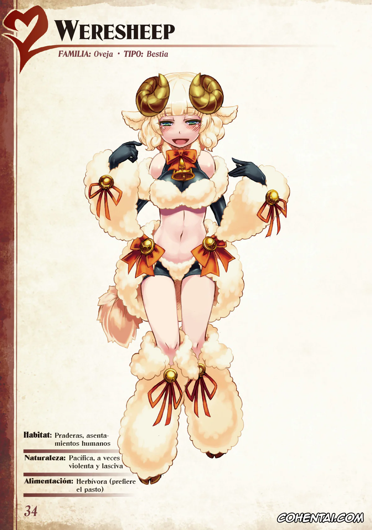 Mamono Musume Zukan | Monster Girl Encyclopedia porno, Monster Girl Encyclopedia Vol. 1 | Enciclopedia de Chicas Monstruo, pagina 35