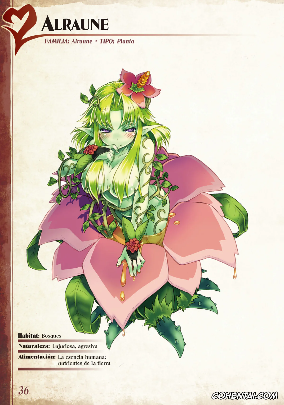 Mamono Musume Zukan | Monster Girl Encyclopedia xxx, Monster Girl Encyclopedia Vol. 1 | Enciclopedia de Chicas Monstruo, pagina 37