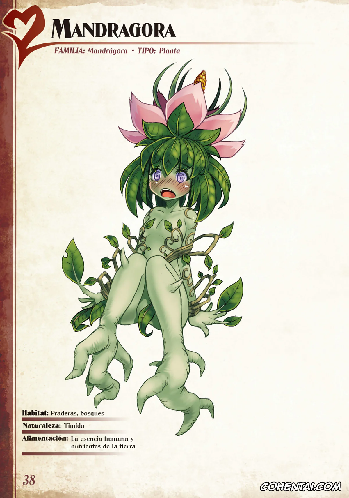 Mamono Musume Zukan | Monster Girl Encyclopedia hentai, Monster Girl Encyclopedia Vol. 1 | Enciclopedia de Chicas Monstruo, pagina 39