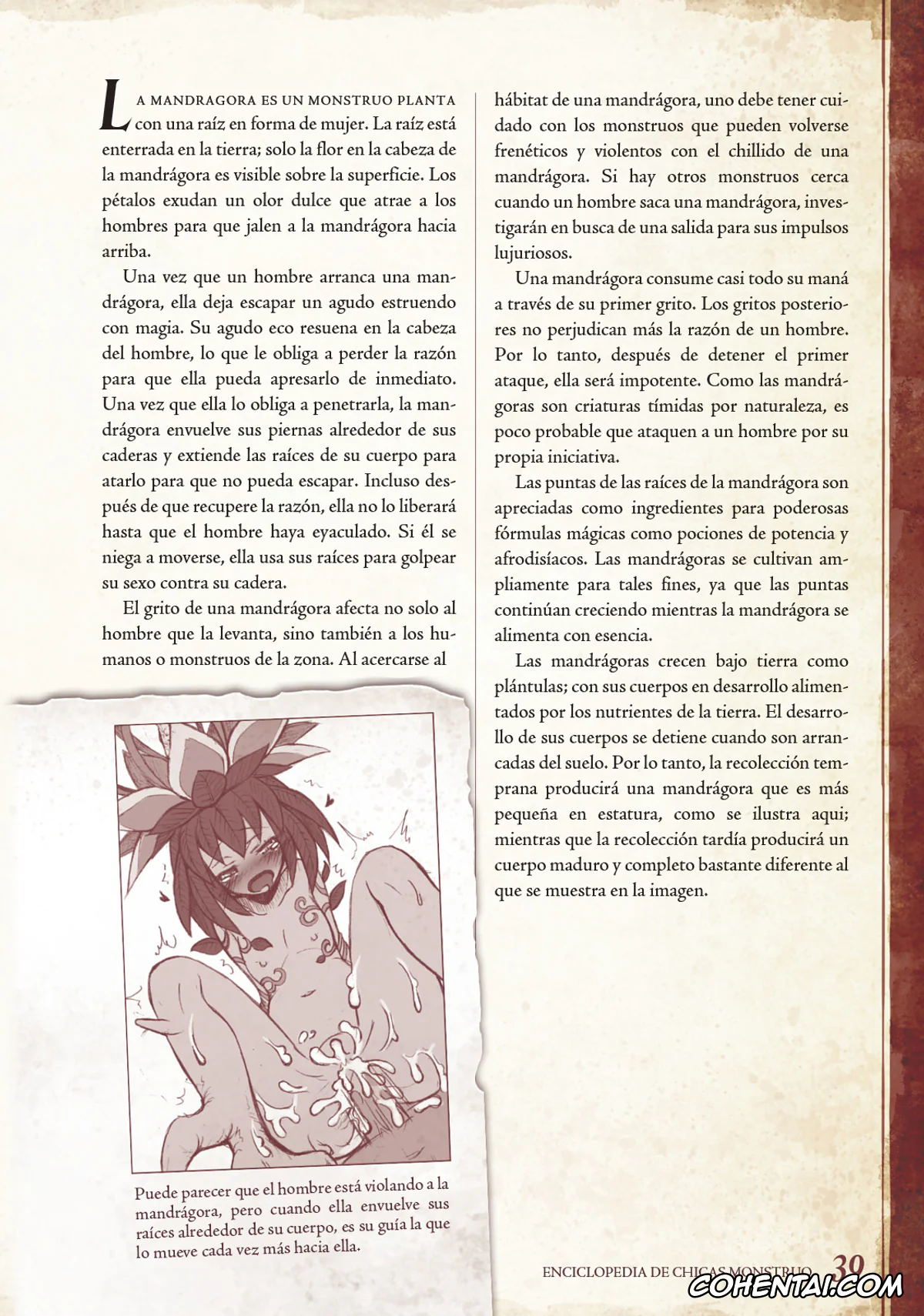 Mamono Musume Zukan | Monster Girl Encyclopedia xxx, Monster Girl Encyclopedia Vol. 1 | Enciclopedia de Chicas Monstruo, pagina 40