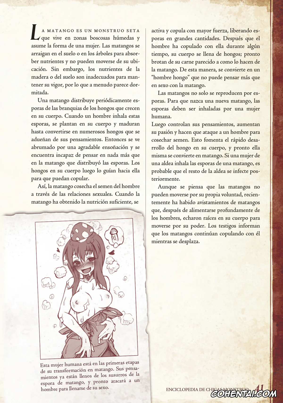 Mamono Musume Zukan | Monster Girl Encyclopedia hentai, Monster Girl Encyclopedia Vol. 1 | Enciclopedia de Chicas Monstruo, pagina 42