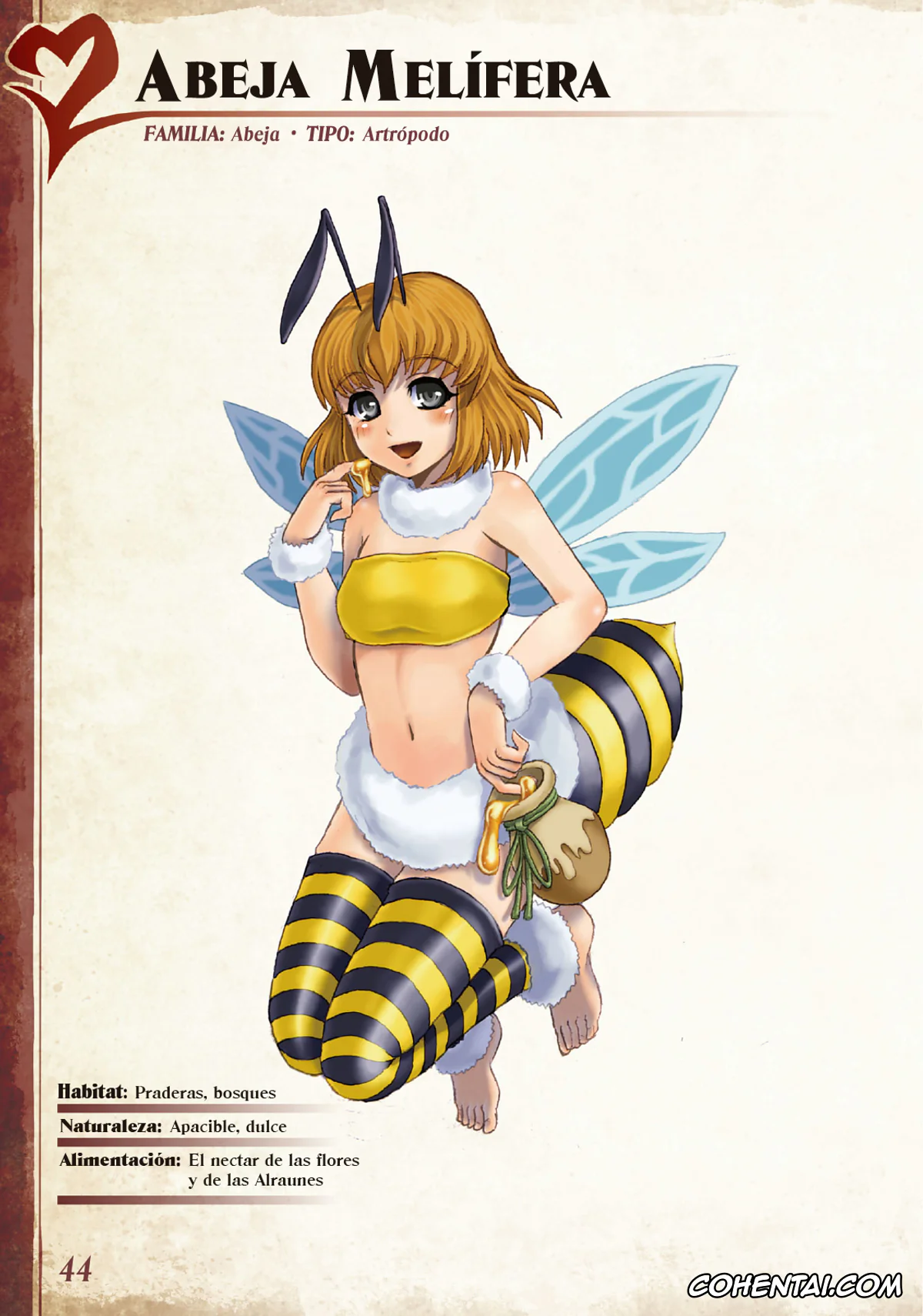 Mamono Musume Zukan | Monster Girl Encyclopedia hentai, Monster Girl Encyclopedia Vol. 1 | Enciclopedia de Chicas Monstruo, pagina 45