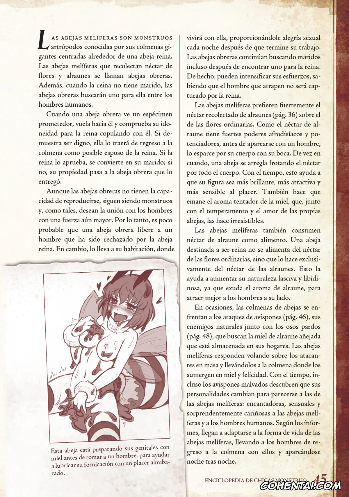 Mamono Musume Zukan | Monster Girl Encyclopedia xxx, Monster Girl Encyclopedia Vol. 1 | Enciclopedia de Chicas Monstruo, pagina 46