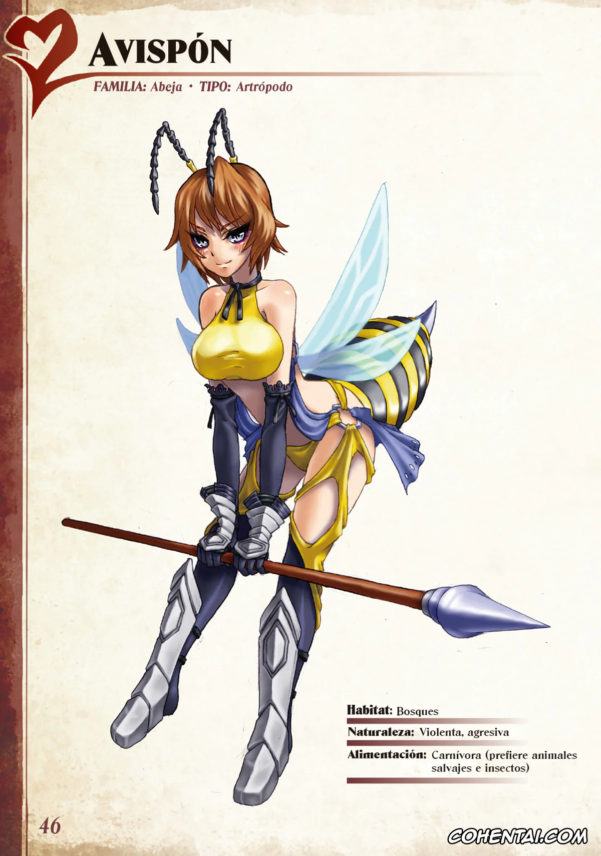 Mamono Musume Zukan | Monster Girl Encyclopedia porno, Monster Girl Encyclopedia Vol. 1 | Enciclopedia de Chicas Monstruo, pagina 47