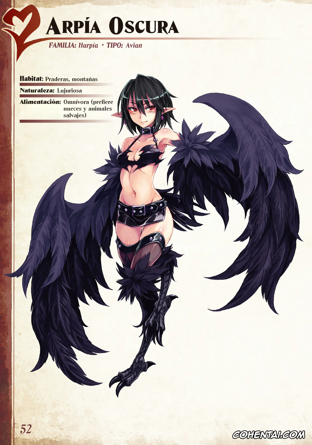 Mamono Musume Zukan | Monster Girl Encyclopedia porno, Monster Girl Encyclopedia Vol. 1 | Enciclopedia de Chicas Monstruo, pagina 53