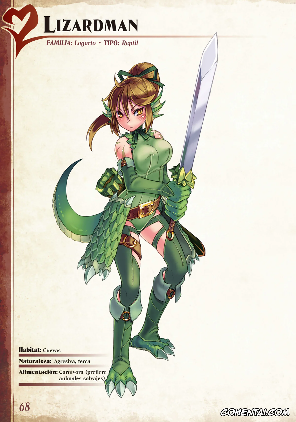 Mamono Musume Zukan | Monster Girl Encyclopedia hentai, Monster Girl Encyclopedia Vol. 1 | Enciclopedia de Chicas Monstruo, pagina 69