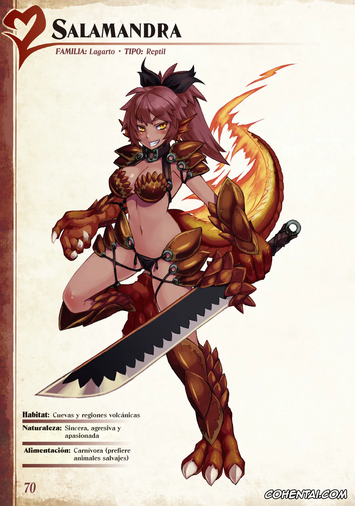 Mamono Musume Zukan | Monster Girl Encyclopedia porno, Monster Girl Encyclopedia Vol. 1 | Enciclopedia de Chicas Monstruo, pagina 71