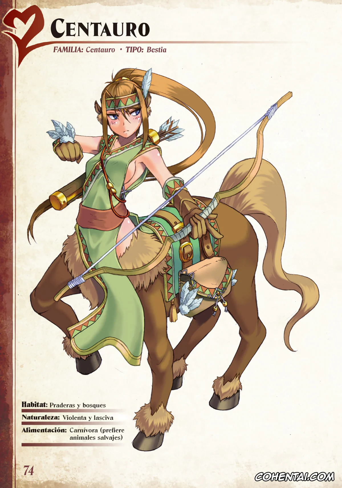 Mamono Musume Zukan | Monster Girl Encyclopedia hentai, Monster Girl Encyclopedia Vol. 1 | Enciclopedia de Chicas Monstruo, pagina 75