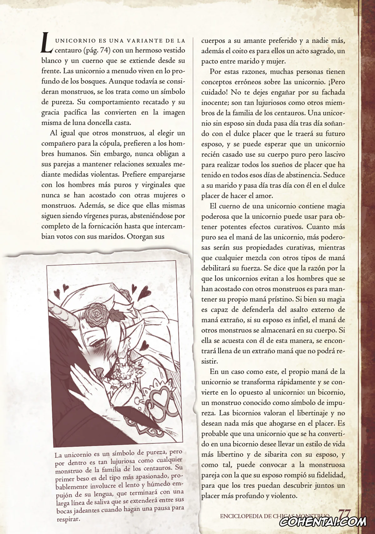 Mamono Musume Zukan | Monster Girl Encyclopedia hentai, Monster Girl Encyclopedia Vol. 1 | Enciclopedia de Chicas Monstruo, pagina 78