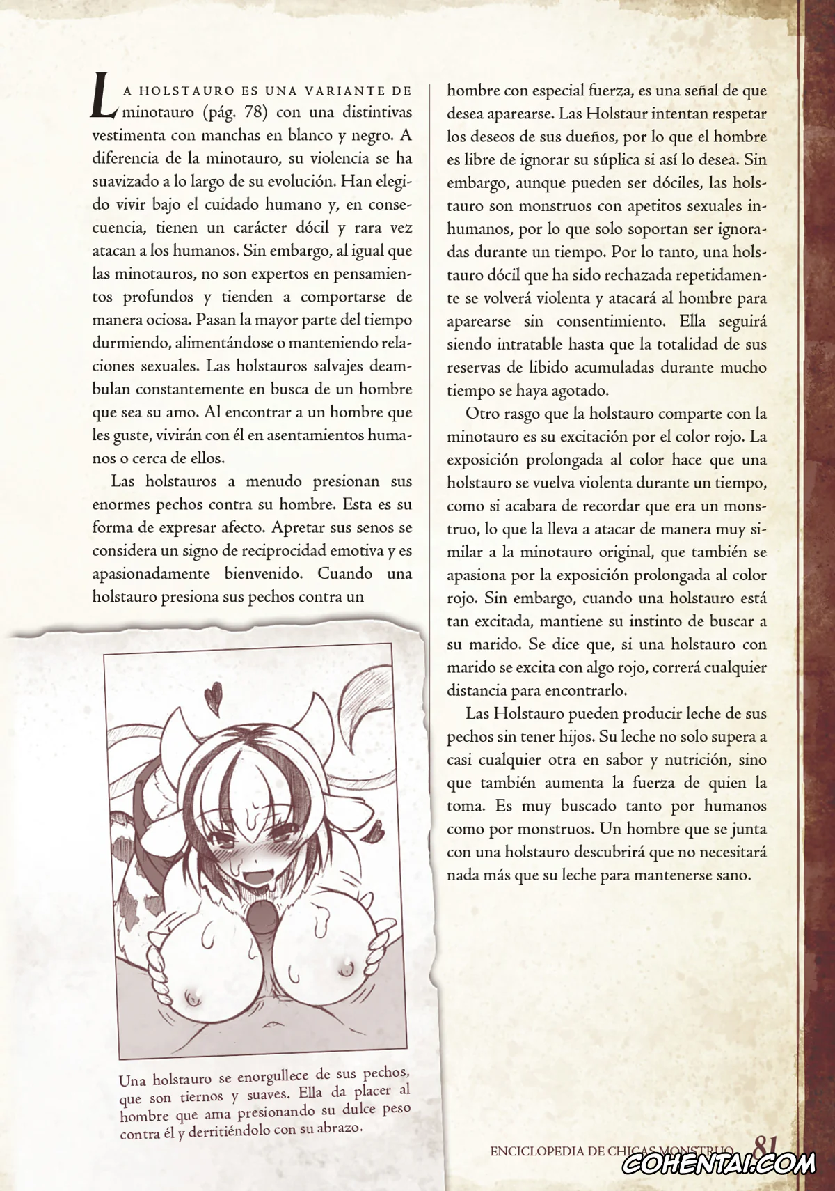 Mamono Musume Zukan | Monster Girl Encyclopedia xxx, Monster Girl Encyclopedia Vol. 1 | Enciclopedia de Chicas Monstruo, pagina 82