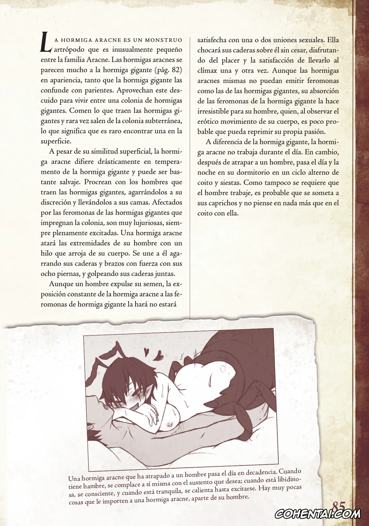 Mamono Musume Zukan | Monster Girl Encyclopedia porno, Monster Girl Encyclopedia Vol. 1 | Enciclopedia de Chicas Monstruo, pagina 86