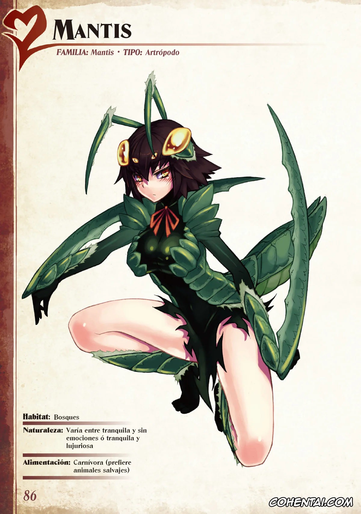 Mamono Musume Zukan | Monster Girl Encyclopedia hentai, Monster Girl Encyclopedia Vol. 1 | Enciclopedia de Chicas Monstruo, pagina 87