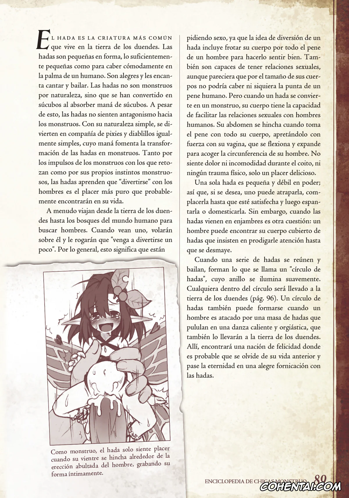 Mamono Musume Zukan | Monster Girl Encyclopedia hentai, Monster Girl Encyclopedia Vol. 1 | Enciclopedia de Chicas Monstruo, pagina 90