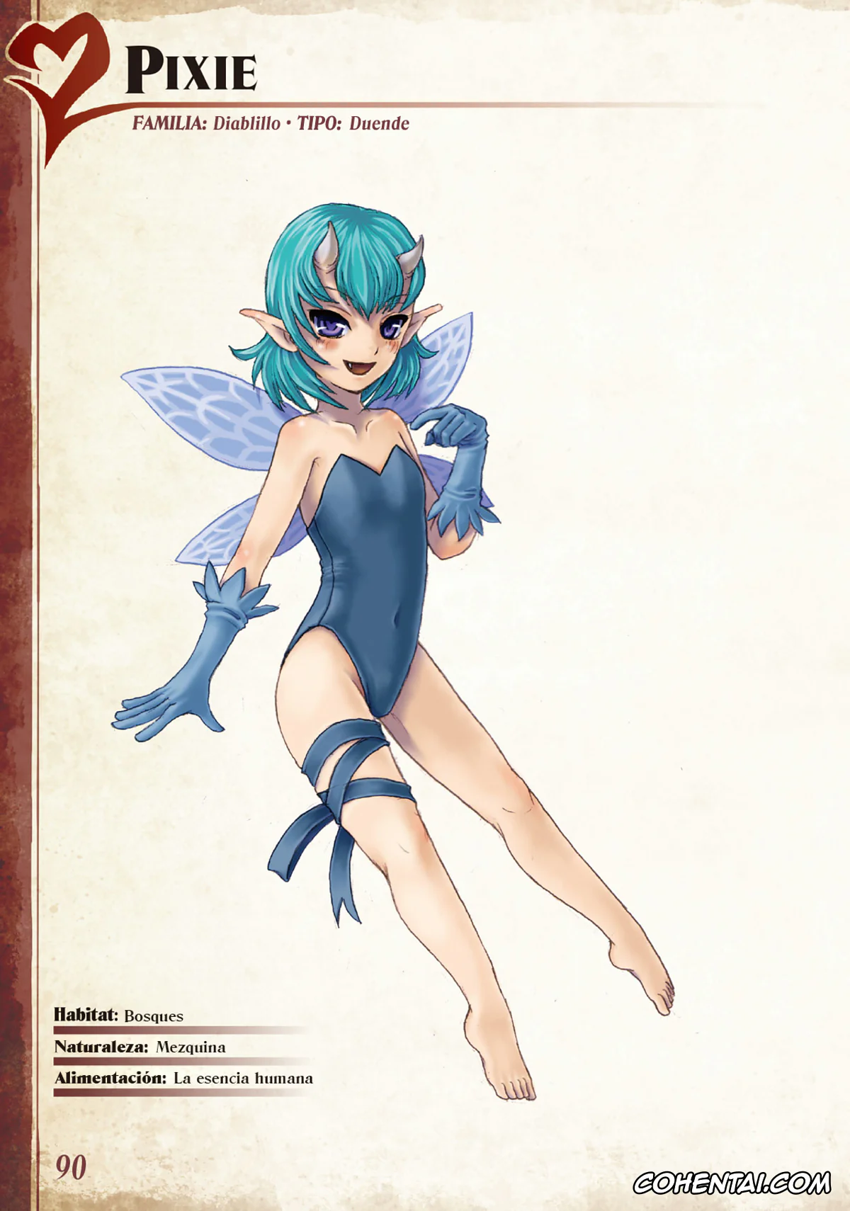 Mamono Musume Zukan | Monster Girl Encyclopedia xxx, Monster Girl Encyclopedia Vol. 1 | Enciclopedia de Chicas Monstruo, pagina 91