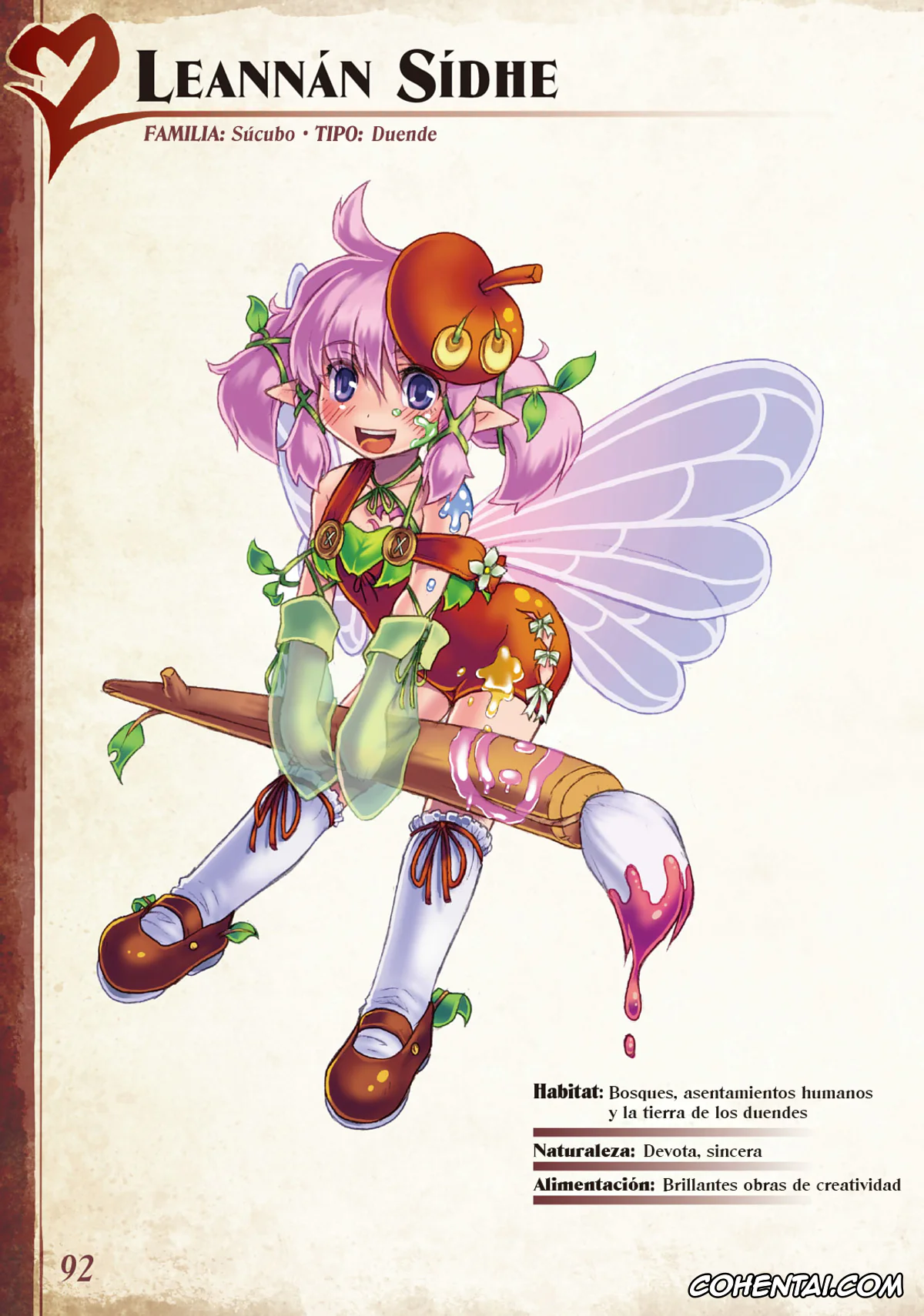 Mamono Musume Zukan | Monster Girl Encyclopedia hentai, Monster Girl Encyclopedia Vol. 1 | Enciclopedia de Chicas Monstruo, pagina 93