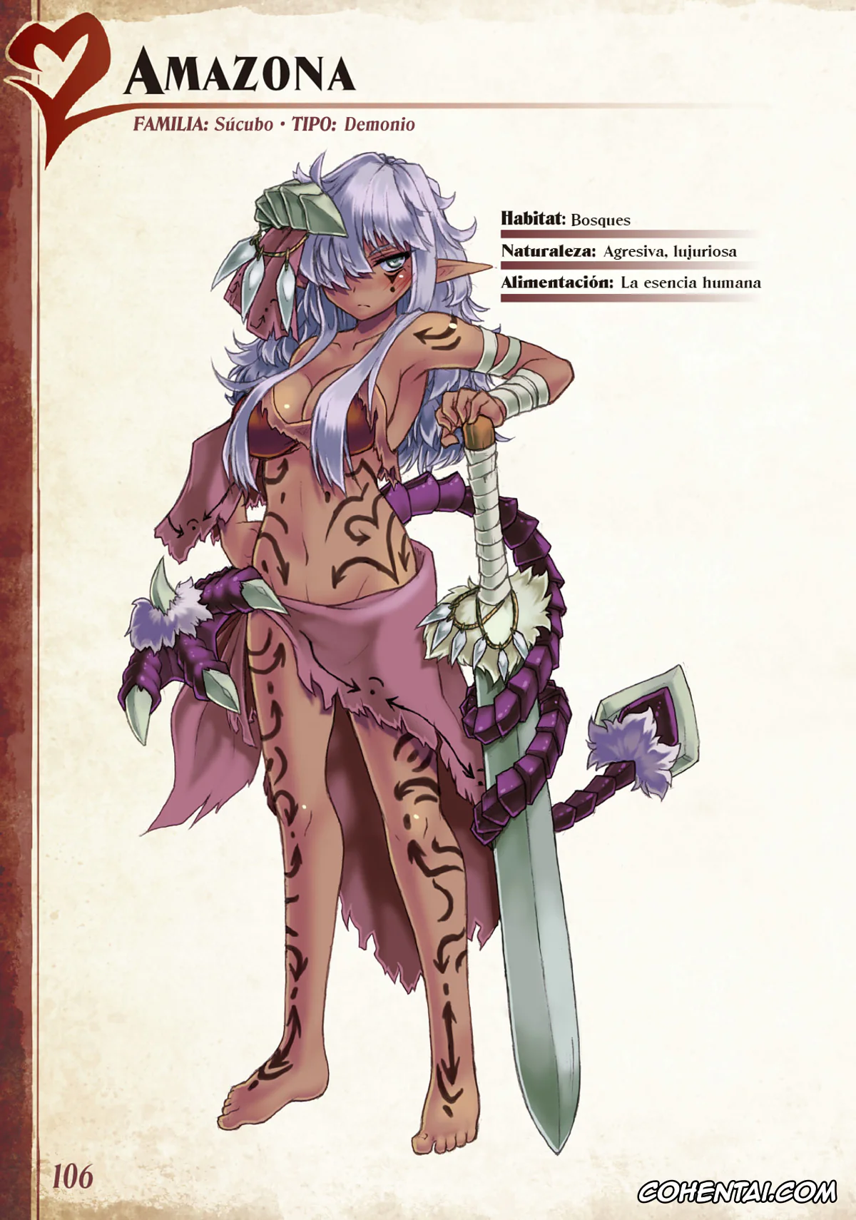 Mamono Musume Zukan | Monster Girl Encyclopedia porno, Monster Girl Encyclopedia Vol. 1 | Enciclopedia de Chicas Monstruo, pagina 107