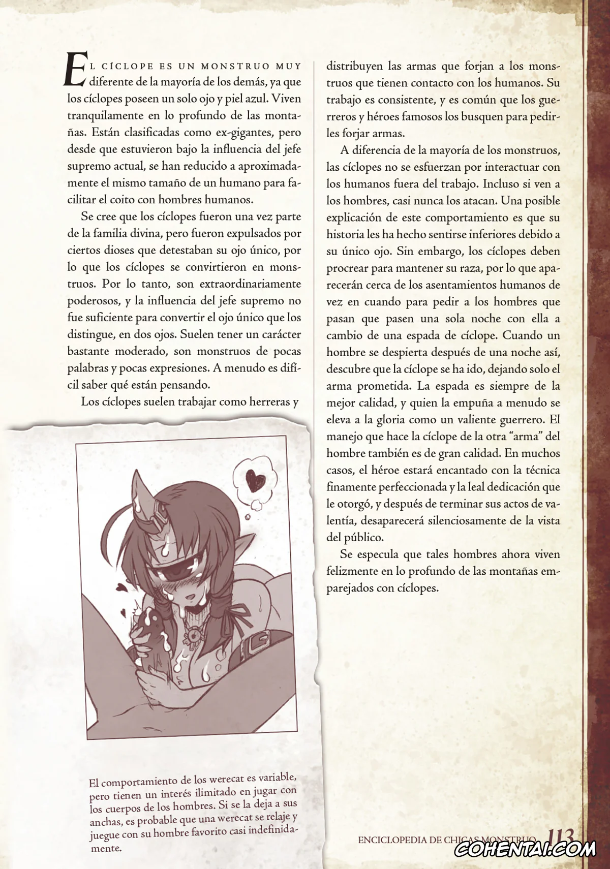 Mamono Musume Zukan | Monster Girl Encyclopedia hentai, Monster Girl Encyclopedia Vol. 1 | Enciclopedia de Chicas Monstruo, pagina 114