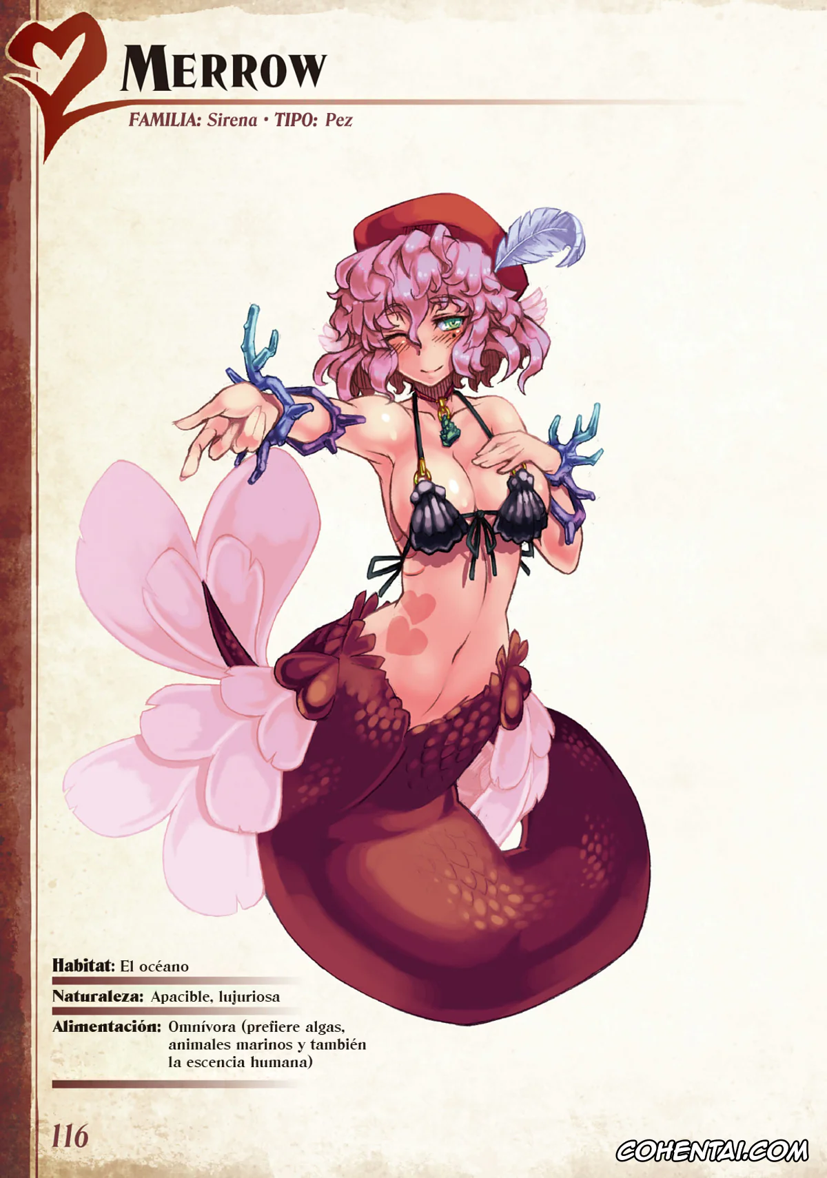 Mamono Musume Zukan | Monster Girl Encyclopedia hentai, Monster Girl Encyclopedia Vol. 1 | Enciclopedia de Chicas Monstruo, pagina 117