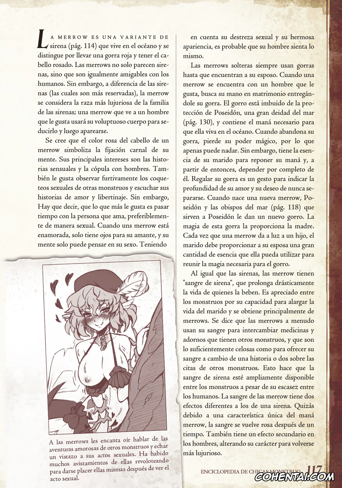 Mamono Musume Zukan | Monster Girl Encyclopedia xxx, Monster Girl Encyclopedia Vol. 1 | Enciclopedia de Chicas Monstruo, pagina 118