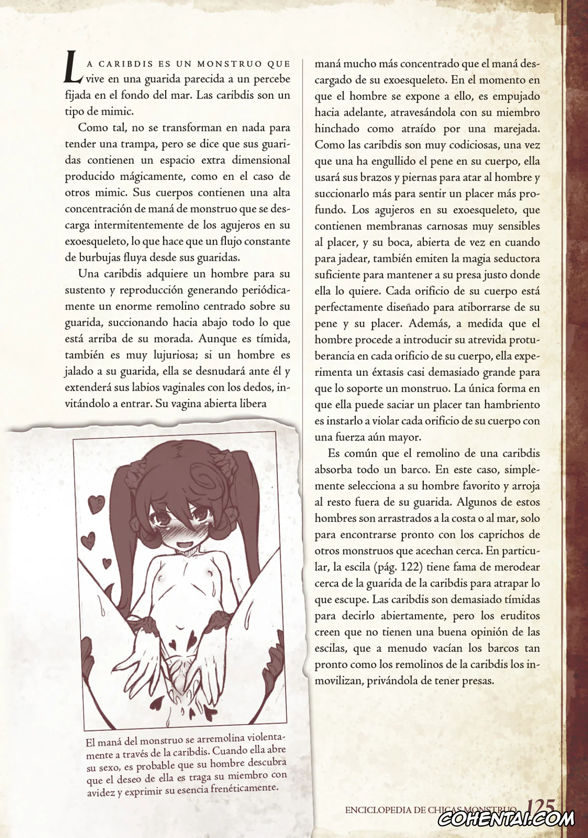 Mamono Musume Zukan | Monster Girl Encyclopedia hentai, Monster Girl Encyclopedia Vol. 1 | Enciclopedia de Chicas Monstruo, pagina 126