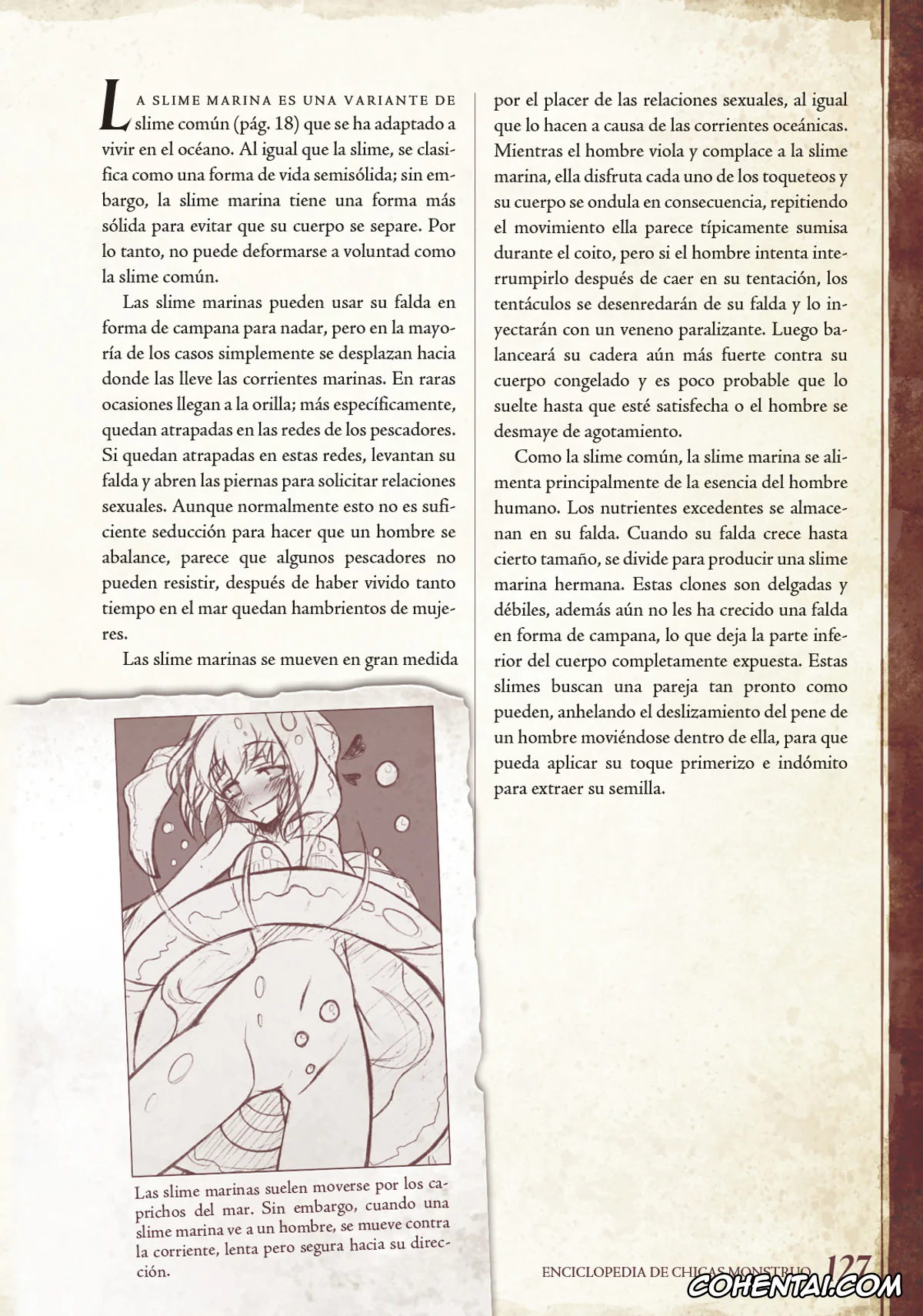 Mamono Musume Zukan | Monster Girl Encyclopedia porno, Monster Girl Encyclopedia Vol. 1 | Enciclopedia de Chicas Monstruo, pagina 128
