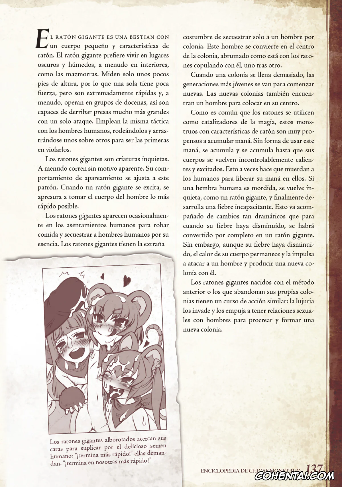 Mamono Musume Zukan | Monster Girl Encyclopedia hentai, Monster Girl Encyclopedia Vol. 1 | Enciclopedia de Chicas Monstruo, pagina 138