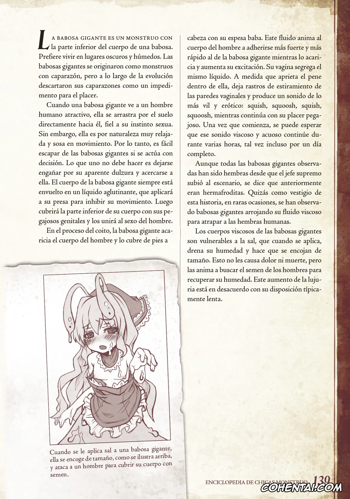Mamono Musume Zukan | Monster Girl Encyclopedia porno, Monster Girl Encyclopedia Vol. 1 | Enciclopedia de Chicas Monstruo, pagina 140