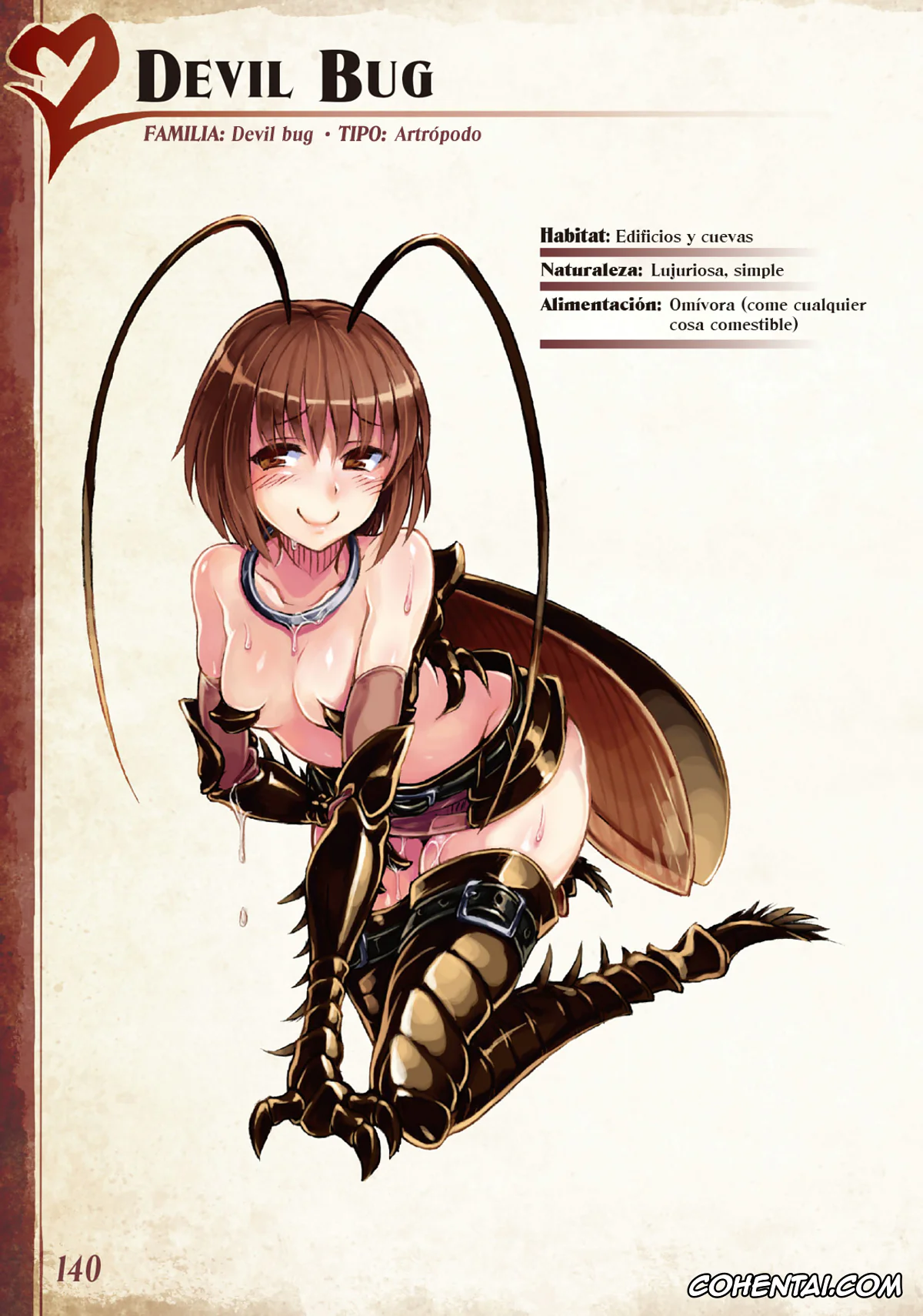Mamono Musume Zukan | Monster Girl Encyclopedia hentai, Monster Girl Encyclopedia Vol. 1 | Enciclopedia de Chicas Monstruo, pagina 141