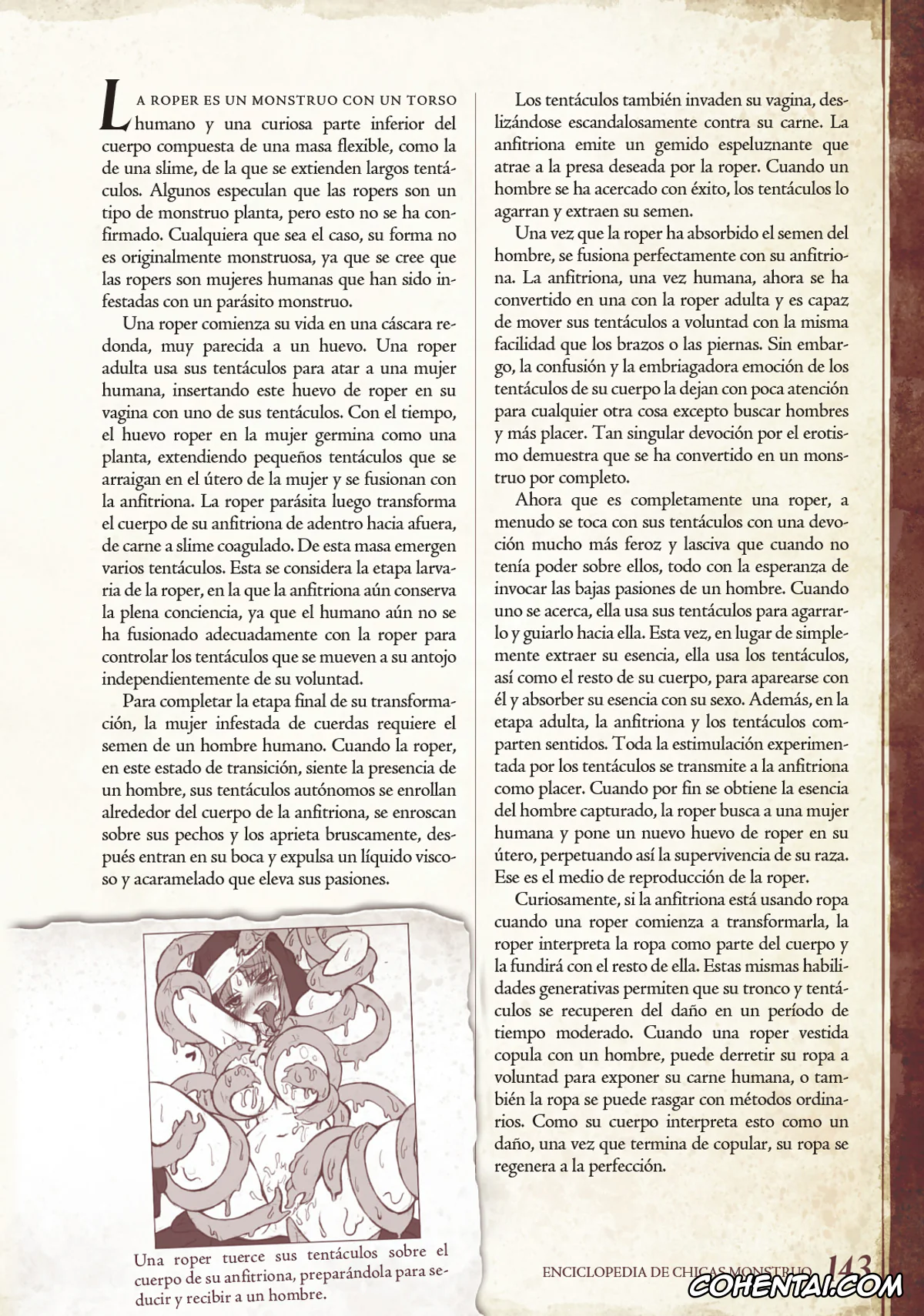 Mamono Musume Zukan | Monster Girl Encyclopedia hentai, Monster Girl Encyclopedia Vol. 1 | Enciclopedia de Chicas Monstruo, pagina 144