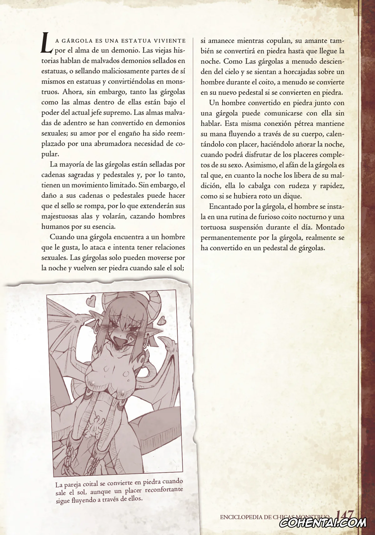 Mamono Musume Zukan | Monster Girl Encyclopedia xxx, Monster Girl Encyclopedia Vol. 1 | Enciclopedia de Chicas Monstruo, pagina 148